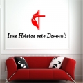 Sticker perete, Isus Hristos este Domnul!